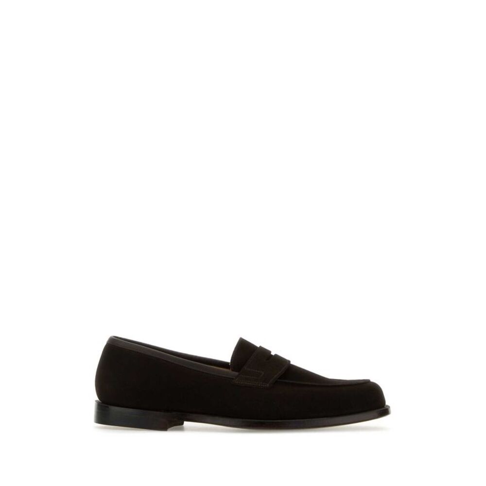 Crockett&Jones Men Brown Suede Grantham 2 Loafers